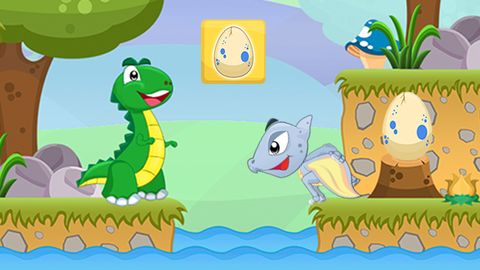 🕹️ Play Little Dino Adventure Game: Free Online Egg Collecting