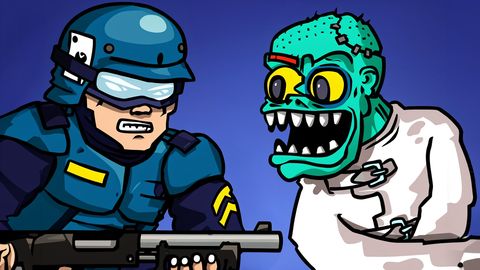 Kill the Zombies: Zombies vs SWAT - Jogo Gratuito Online
